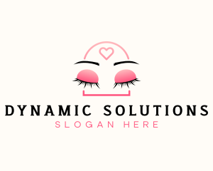 Beauty Eyebrow Lash Extensions logo design