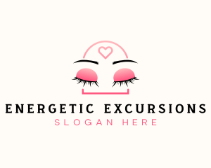 Beauty Eyebrow Lash Extensions logo design