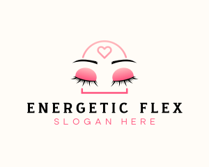 Beauty Eyebrow Lash Extensions logo design