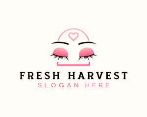 Beauty Eyebrow Lash Extensions logo design