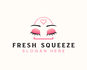 Beauty Eyebrow Lash Extensions logo design