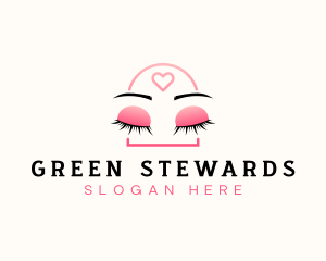 Beauty Eyebrow Lash Extensions logo design