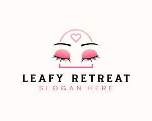 Beauty Eyebrow Lash Extensions logo design