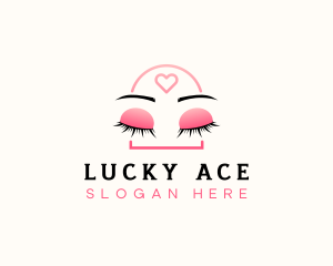 Beauty Eyebrow Lash Extensions logo design