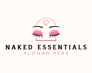 Beauty Eyebrow Lash Extensions logo design