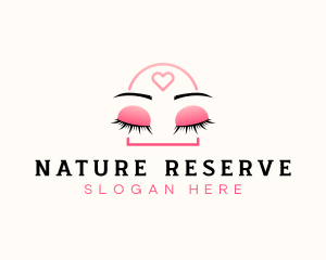 Beauty Eyebrow Lash Extensions logo design