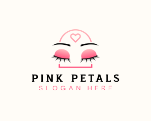 Beauty Eyebrow Lash Extensions logo design