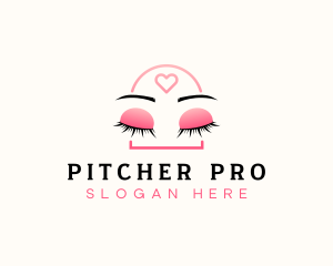 Beauty Eyebrow Lash Extensions logo design