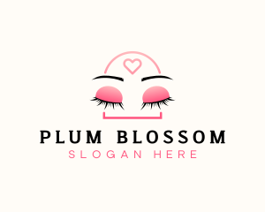 Beauty Eyebrow Lash Extensions logo design