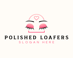 Beauty Eyebrow Lash Extensions logo design