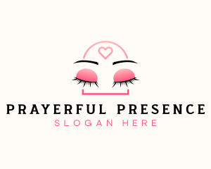 Beauty Eyebrow Lash Extensions logo design