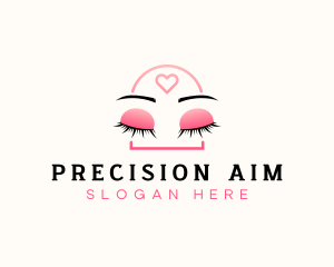 Beauty Eyebrow Lash Extensions logo design