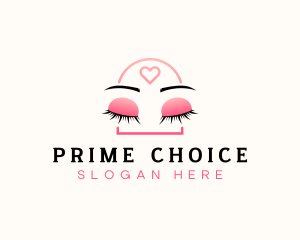 Beauty Eyebrow Lash Extensions logo design