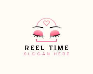 Beauty Eyebrow Lash Extensions logo design