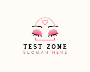 Beauty Eyebrow Lash Extensions logo design