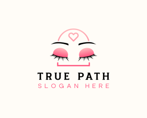 Beauty Eyebrow Lash Extensions logo design