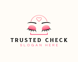 Beauty Eyebrow Lash Extensions logo design