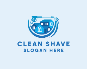 Home Cleaning Pressure Washer logo design