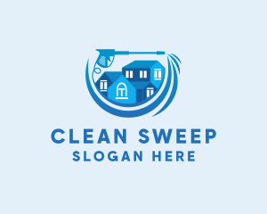 Home Cleaning Pressure Washer logo design