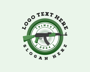 Military Gun Firearm logo