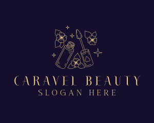 Beauty Mascara Cosmetics logo design