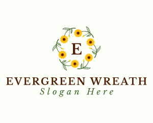 Sunflower Floral Gardening  logo design