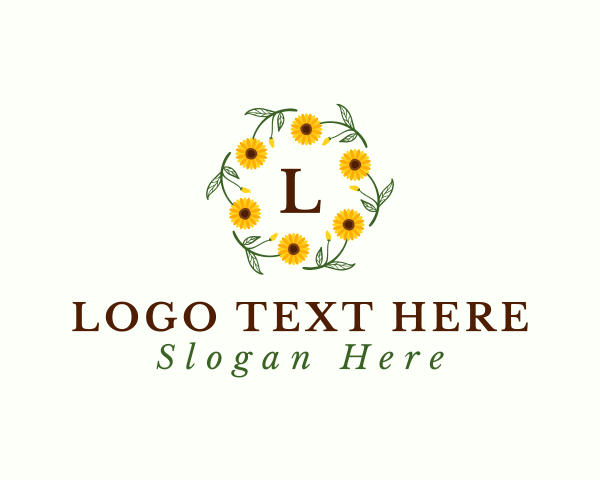 Sunflower Floral Gardening  logo