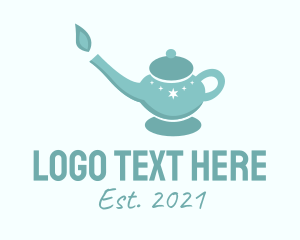 Blue Teapot Candle  logo