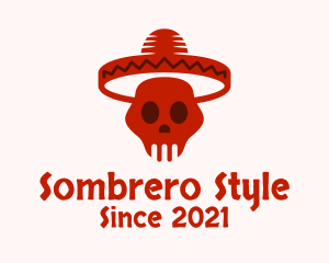 Mexican Skull Hat logo