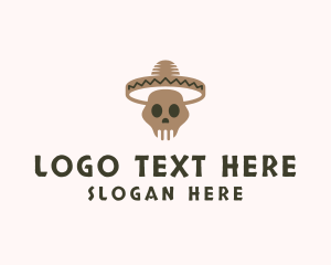 Mexican Skull Hat logo