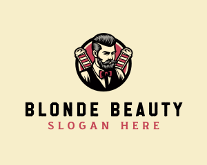 Retro Stylish Gentleman logo design