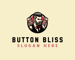 Retro Stylish Gentleman logo design