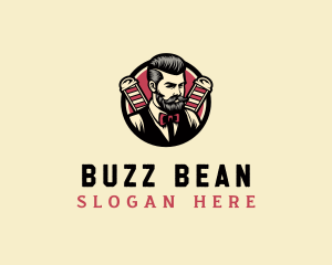 Retro Stylish Gentleman logo design