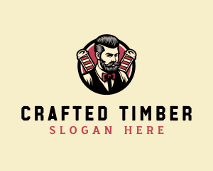 Retro Stylish Gentleman logo design