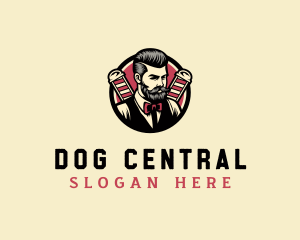 Retro Stylish Gentleman logo design