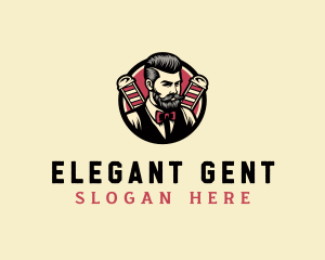 Retro Stylish Gentleman logo