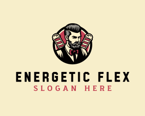 Retro Stylish Gentleman logo design