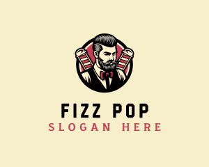 Retro Stylish Gentleman logo design