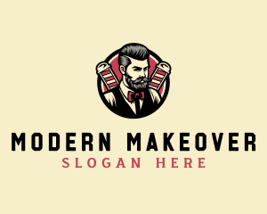 Retro Stylish Gentleman logo