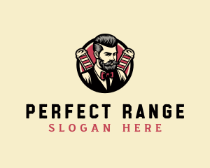 Retro Stylish Gentleman logo design