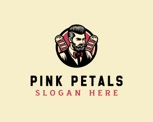 Retro Stylish Gentleman logo design