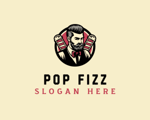 Retro Stylish Gentleman logo design