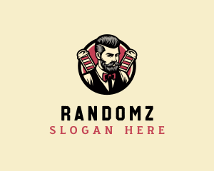 Retro Stylish Gentleman logo design