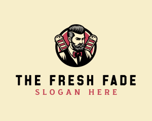 Retro Stylish Gentleman logo design