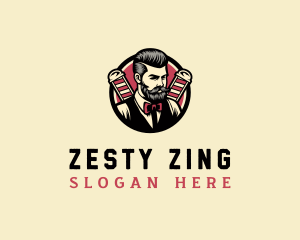 Retro Stylish Gentleman logo design