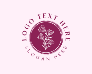 Floral Spa Wellness Logo