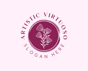 Floral Spa Wellness logo design