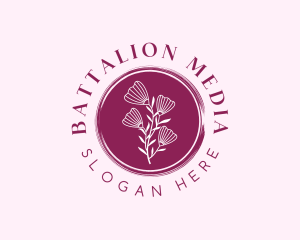 Floral Spa Wellness logo design