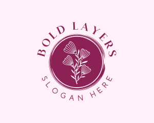 Floral Spa Wellness logo design