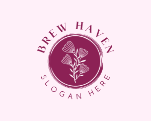 Floral Spa Wellness logo design